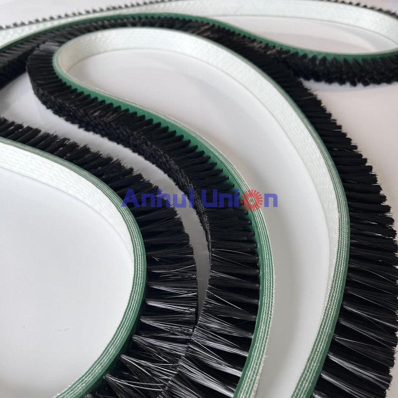 PVC And Chrome Leather Endless Flat Belt Brush Manufacturer & Supplier