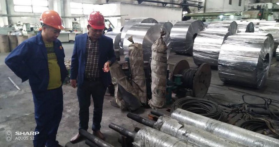 Anhui Union Brush Are Invited To Visit Customer's Factory In Rolling Mill Industry