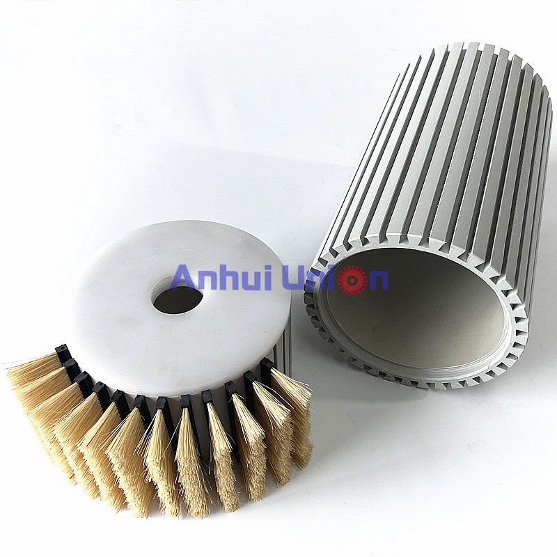 Spiral Wound Cylinder Brushes,Cylindrical Spiral Brush,Rotary Brush