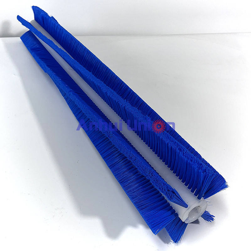 Blue Nylon Spiral Cylindrical Roller Brush Manufacturer & Supplier