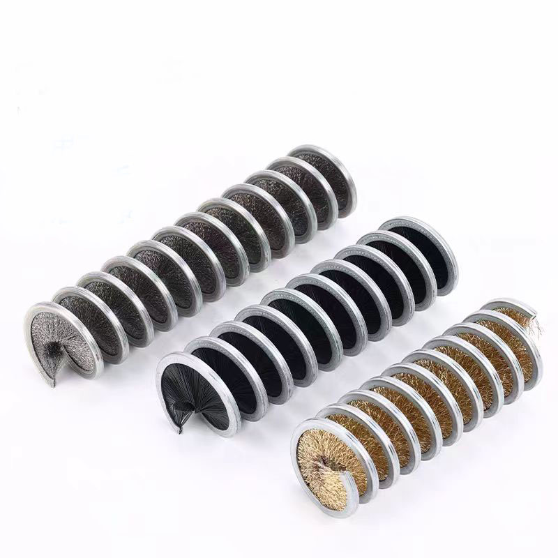 internal spiral coil brush