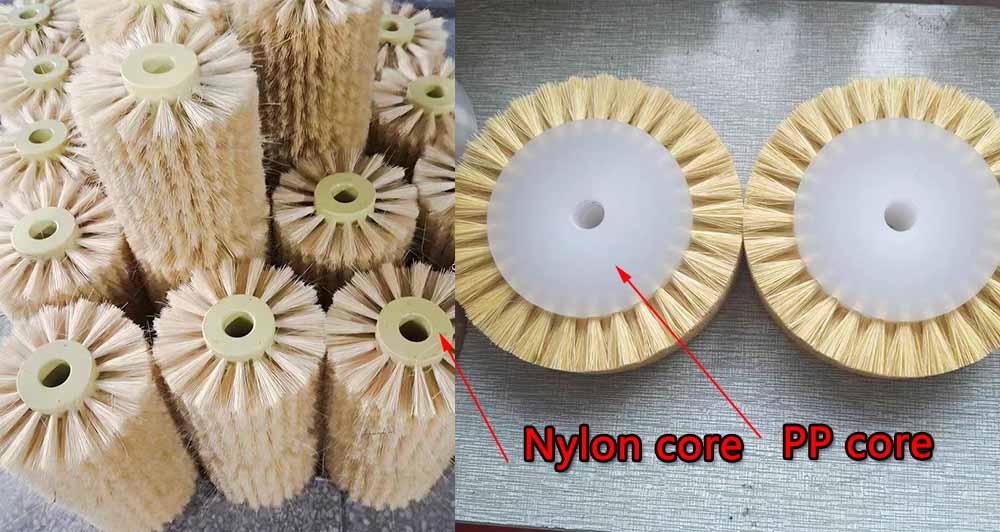 PP core tampico roller brush